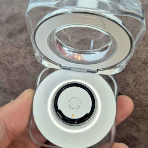 Samsung Galaxy Ring health smart ring, silver titanium, size 9