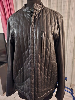 Γνήσιο δερμάτινο unisex jacket Wilke Rodriguez No M σαν καινούργιο, μαύρο