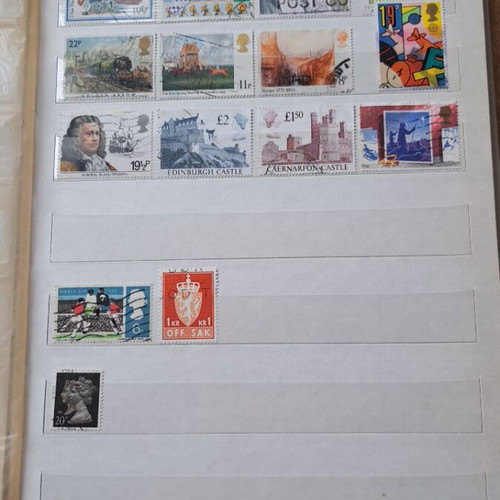 Album with foreign stamps like new