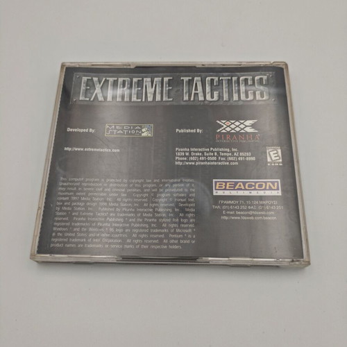 Extreme Tactics PC like new