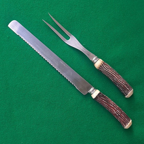 Μαχαίρι και Πιρούνα Σετ Stainless Steel Japan μεταχειρισμένο, κουζίνας σερβιρίσματος παλιά