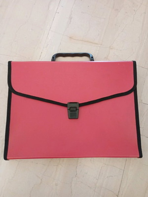 Filing folder harmonica with handle, 12 A4 sections, new