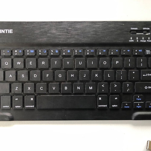 Fintie Ultrathin Wireless Bluetooth Keyboard for Mac iPad iPhone Android Tablets like new