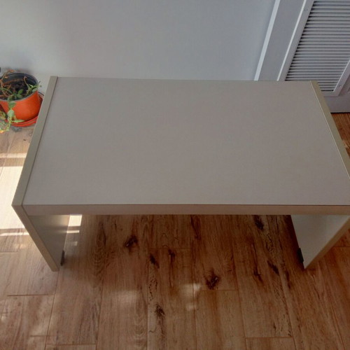 Gray open coffee table new for living room or professional space