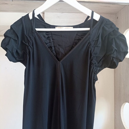 Marithe Francois Girbaud black midi dress