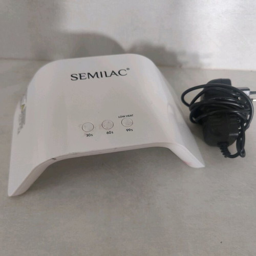 Semilac nail lamp like new, white