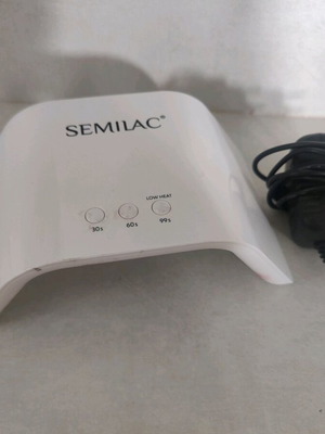 Semilac nail lamp like new, white