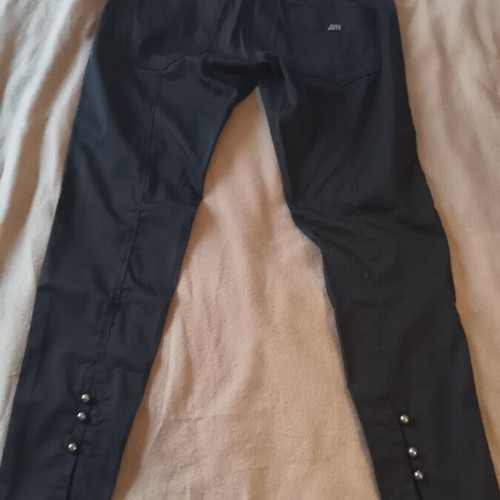 Miss Sixty Y2K satin skinny low-rise pants like new, black