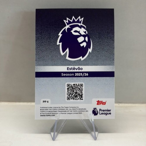 Estevao Premier Pull Rookie Ultra Limited Edition Topps Premier League 2025/26 card new