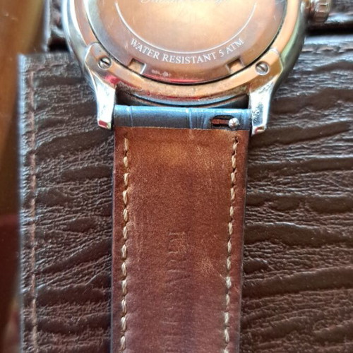 Trussardi wristwatch women's blue like new