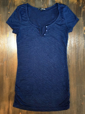Tally Weijl Blue Slim Fit Shirt Small Like New