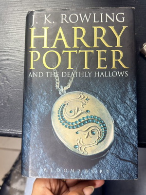 Harry Potter and the Deathly Hallows hardcover book by J. K. Rowling