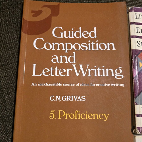 English Exam Books used, pack of 4