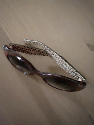 Salvatore Ferragamo sunglasses like new, brown