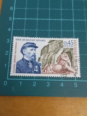 France Stamp 1970 100th Anniversary of the Siege of Belfort like new