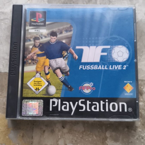 Fussball Live 2 PS1 game used in very good condition