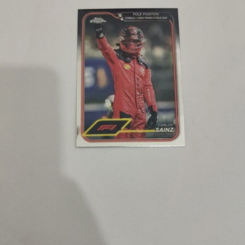 F1 Carlos Sainz collectible card, excellent condition