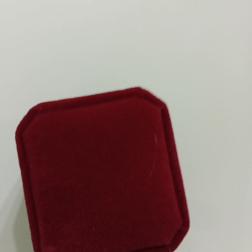 Women's ring No 7 USA new, silver and red