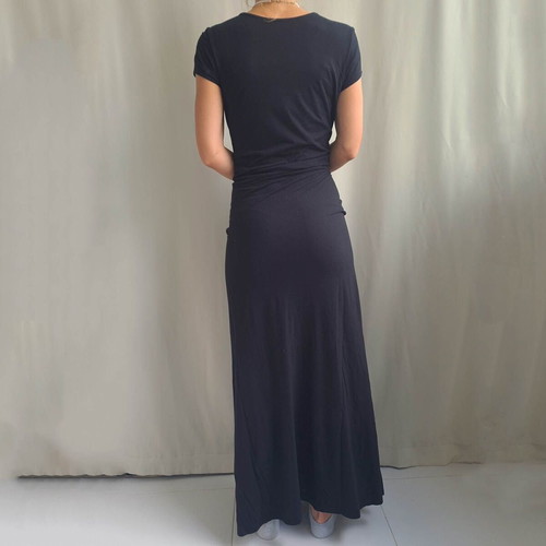 Peruvian Connection maxi dress size L, pima cotton and modal, pockets