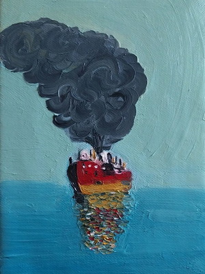 Ploio1 oil painting on canvas new 20×30cm