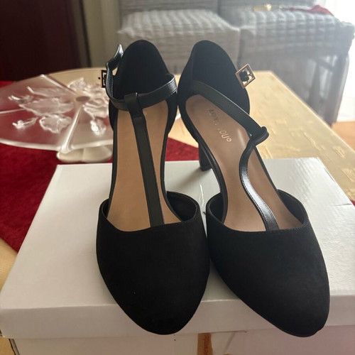 About you black pumps new size 39 with 7 cm heel