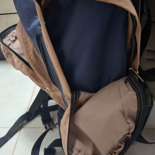Terra camping backpack used, 65x45 cm, multiple pockets