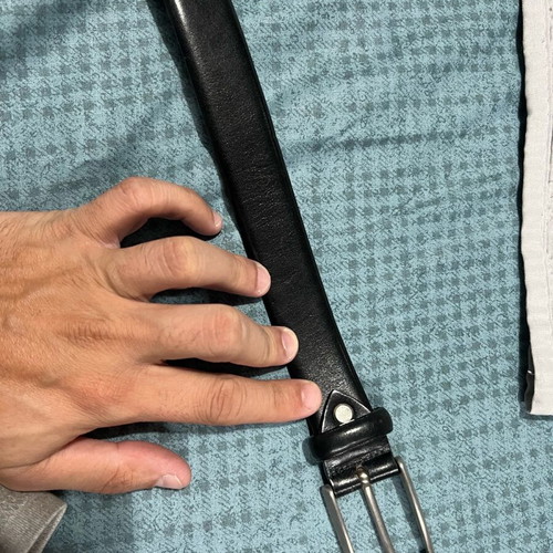 Black belt used 105 solid brass