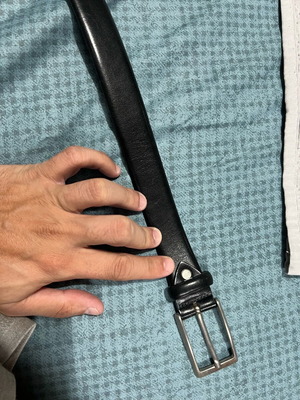 Black belt used 105 solid brass