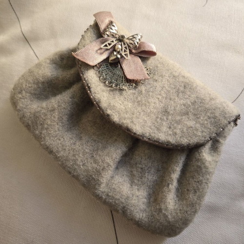 Accessorize wallet vintage, like new, gray multicolor