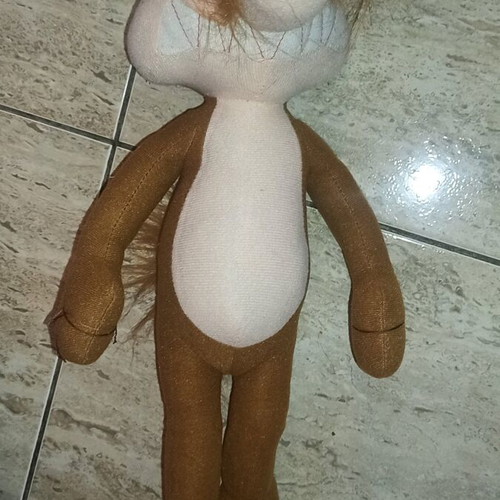 Large plush coyote like new
