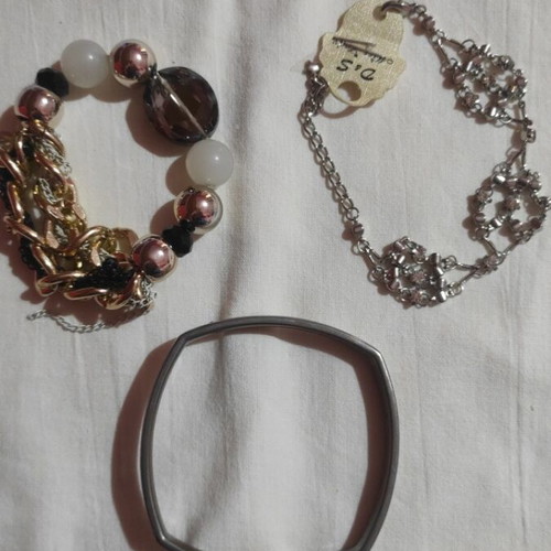 Bracelets used, set of 3