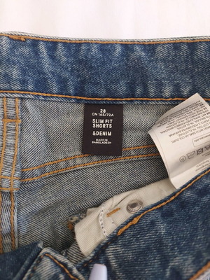 Men's shorts used, size S, blue