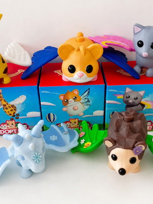 McDonald’s Roblox Adopt Me! Flying Pets set of 5 collectible figures like new