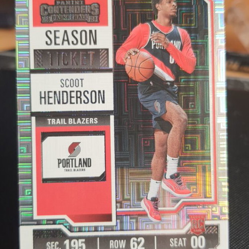 Panini Contenders NBA 2023-24 Scoot Henderson RC Ticket like new