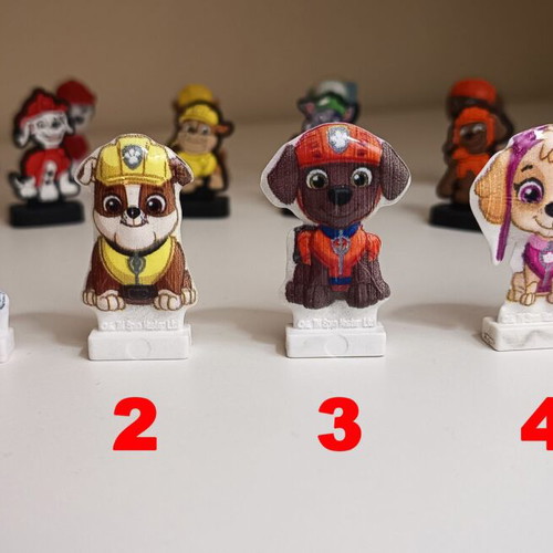 Paw Patrol collectible figures like new from ION toy eggs