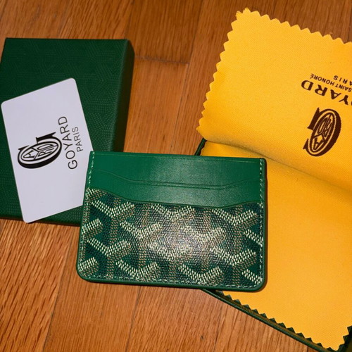 Goyard cardholder new, green
