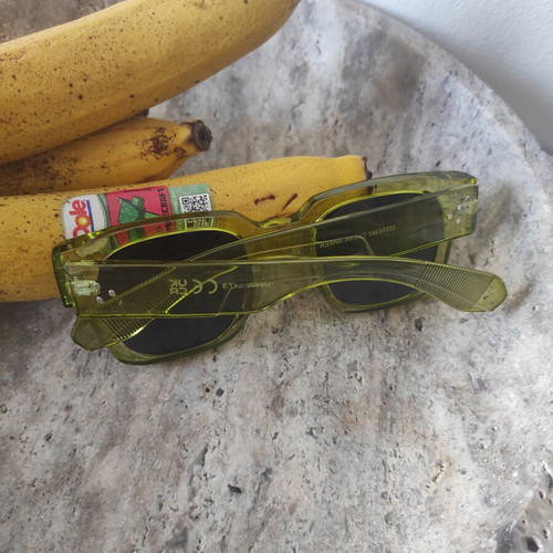 Lime Sunglasses Jack & Jones like new, green