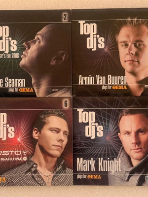 Top DJ's 8 CDs used electronic genre