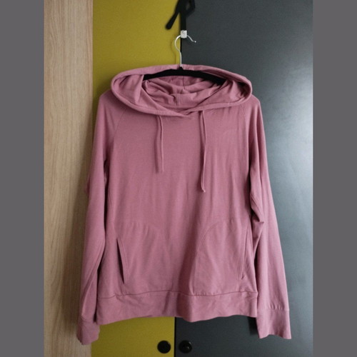 Shamp women's hoodie sweatshirt used, pink, size M
