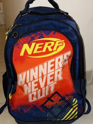 Nerf and Transformers children's backpacks used, colorful, Polo