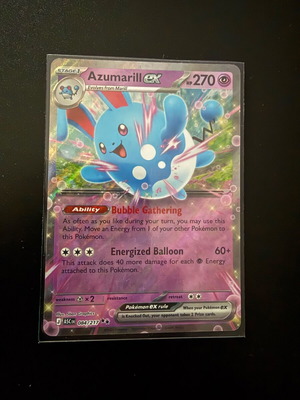 Azumarill ex 084/217 καινούργιο Ascended heroes