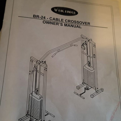 Viking BR-24 Crossover gym machine like new