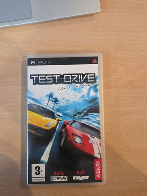 Test Drive Unlimited PSP game used with case and manual