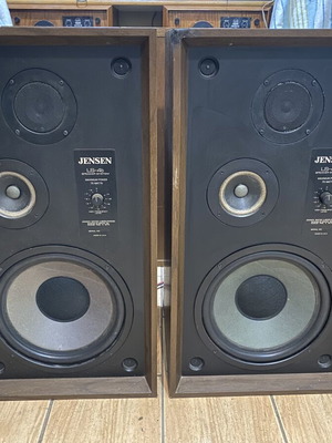 Jensen LS-4b vintage 3-way speakers used, made in USA