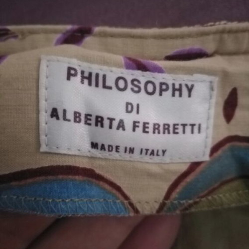 Alberta Ferretti collectible pants like new, hand-embroidered with beads, XL