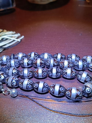 Komboloi handmade from Yusuri and silver, new