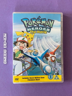 Pokémon Heroes The Movie DVD употребяван, екшън анимация приключенски