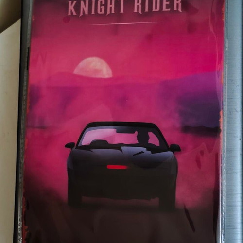 Metal decorative Knight Rider sign 20x30 cm like new