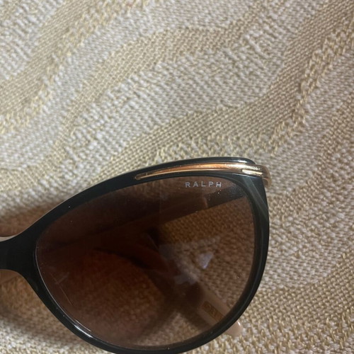 Ralph Lauren sunglasses used, authentic cream acetate