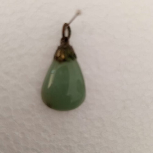 Necklace with aventurine energy crystal new, green